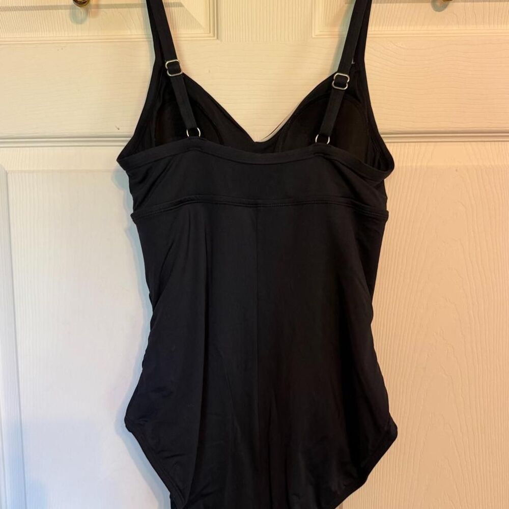 Women's Black & White Swimsuit - Picture 2 of 3